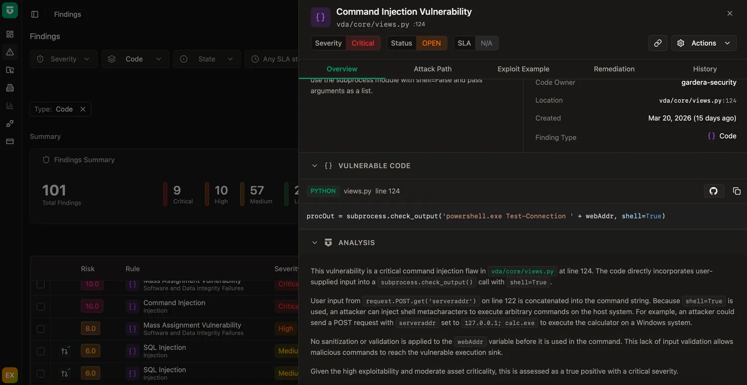 Find and fix vulnerabilities before they ship